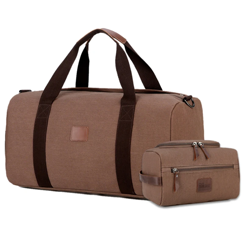 Murah Tas Travel Kanvas Santai Tas Travel Tas Bagasi Untuk Perjalanan Bisnis Bekerja Kanvas Tas Kosmetik Make Up Zipper Organizer Penyimpanan