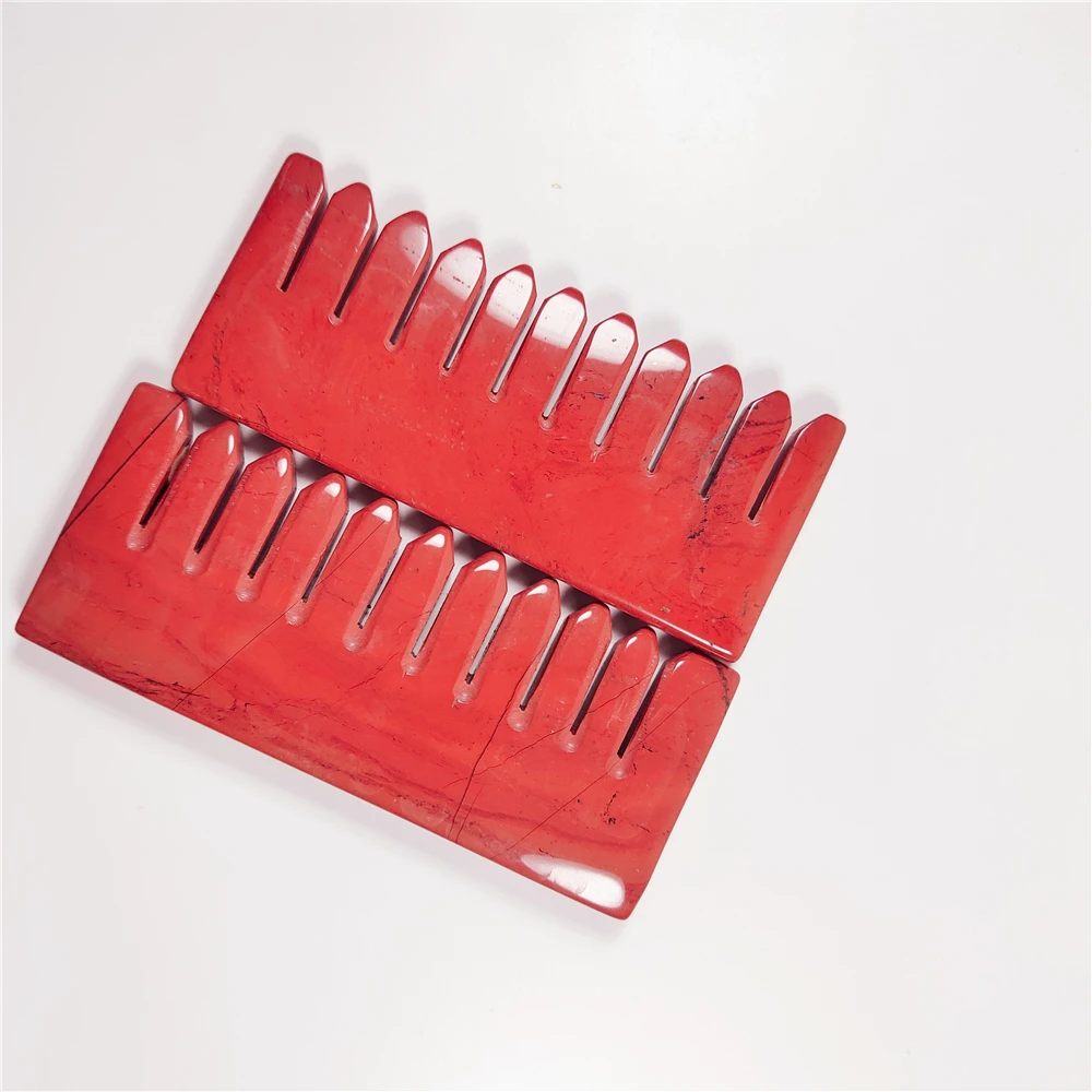 ZW Бесплатная доставка! Натуральный Красный яшма гребень кварц для лечения
