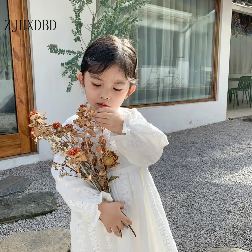 

Girls Dress 2020 New Baby Dresses Lace White Baby Design Party Clothes Princess Dress Kids Clothes Children's Clothing 4 6