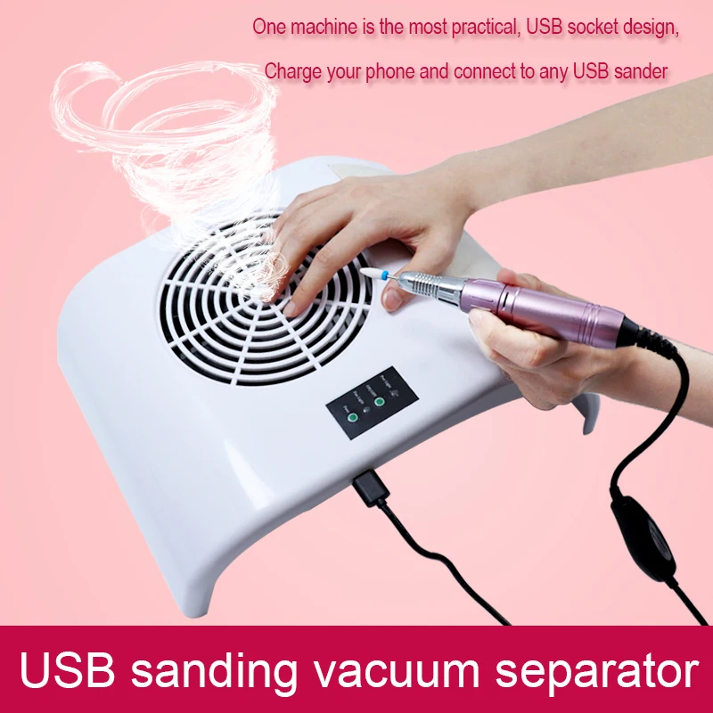 Бесплатная доставка Профессиональный пылеуловитель для ногтей 36 Вт