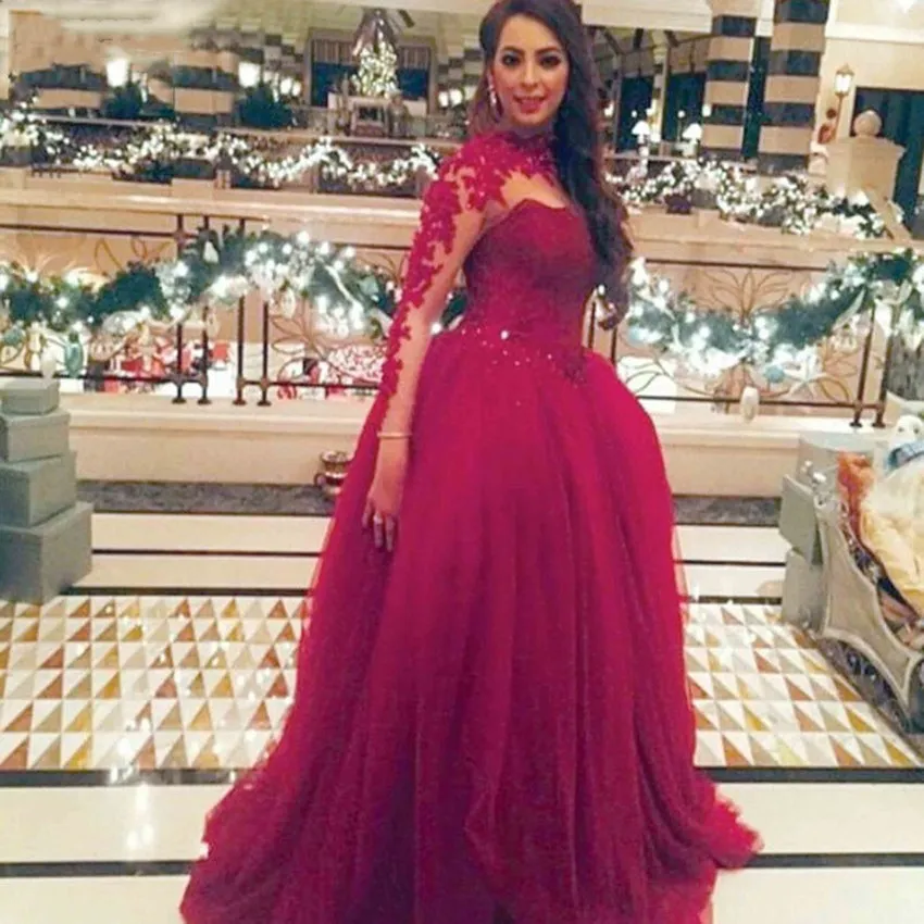 Женское свадебное платье с длинным рукавом и шлейфом|Свадебные платья| |