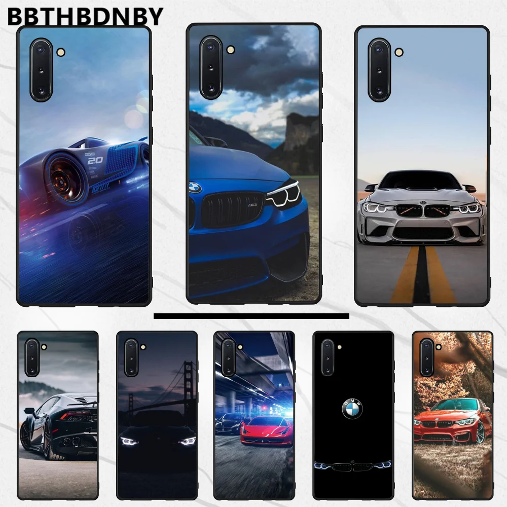 Для Samsung note 9 Горячая роскошь BMW новое поступление черный чехол для мобильного
