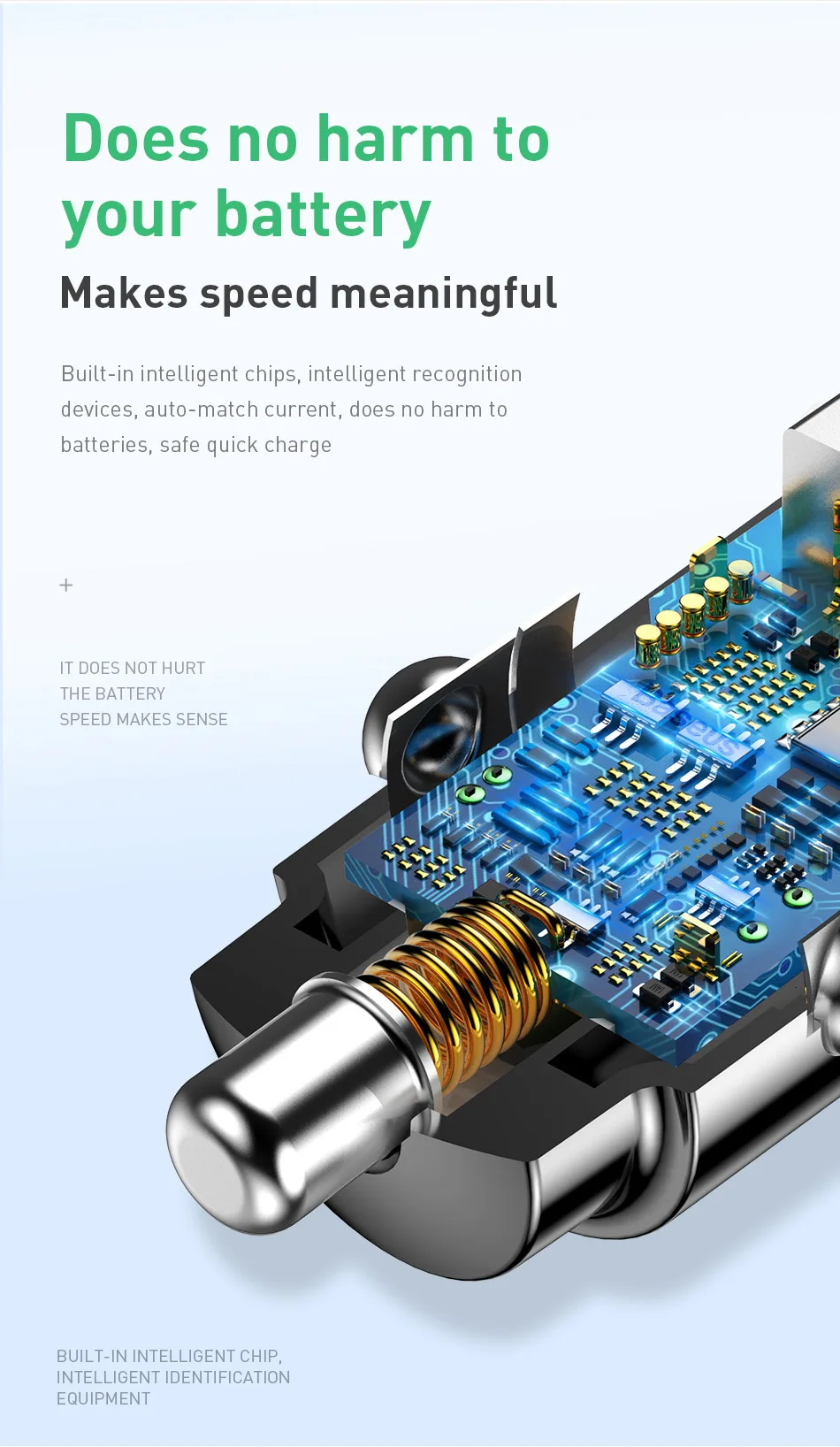 Baseus mi ni USB Автомобильное зарядное устройство Quick Charge 3,0 Автомобильное зарядное устройство для iPhone samsung Xiaomi mi QC3.0 QC Быстрая Мобильная Автомобильная зарядка