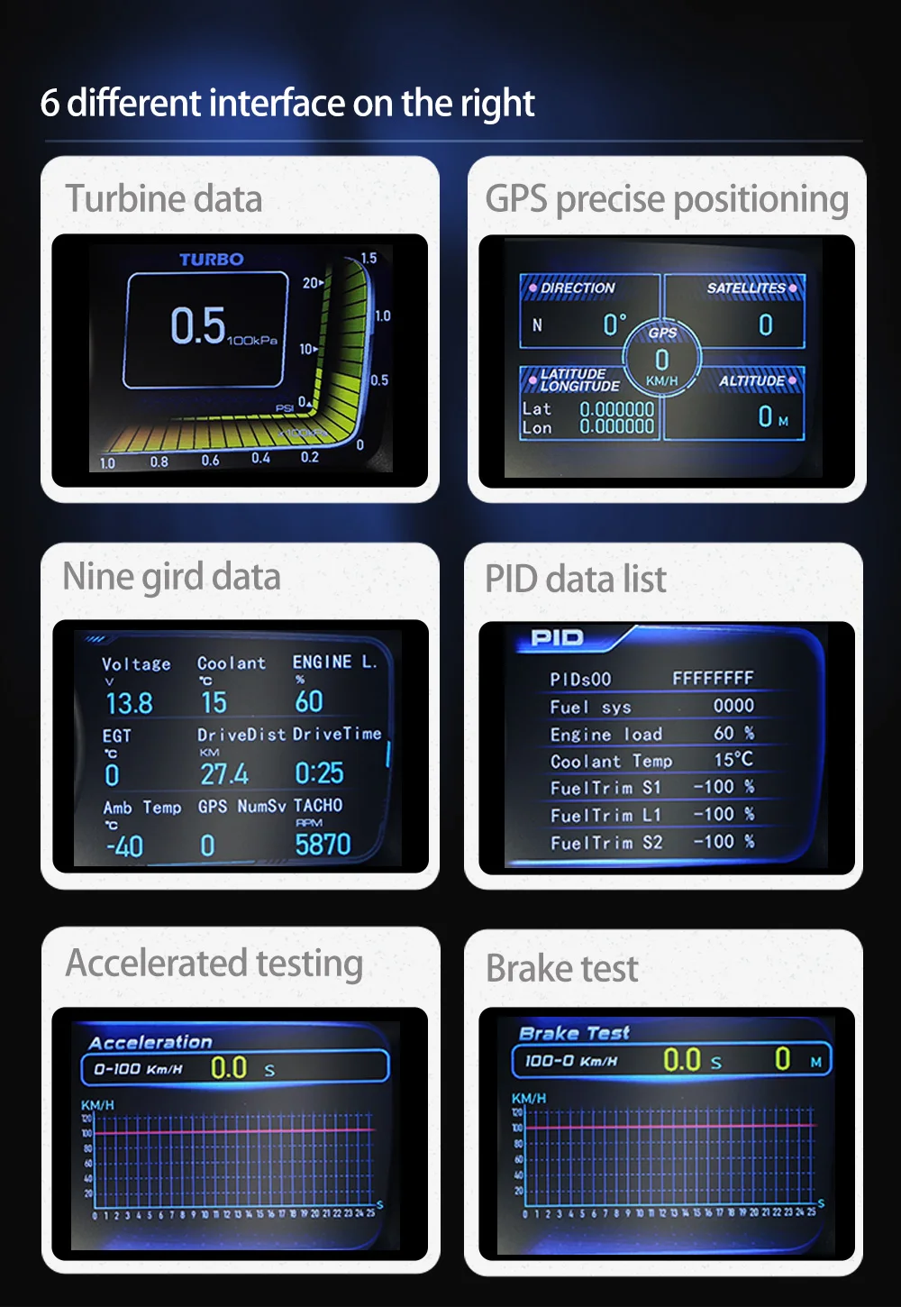 Scanner, medidor de carro, ingestão de ar