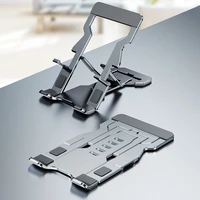 foldable table mobile phone stand holder bracket angle adjustable aluminum alloy desktop portable phone cradle dock accessories