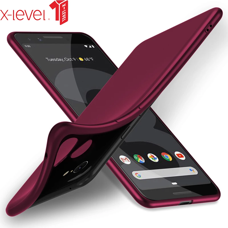 Для Pixel 3 чехол X-Level Ультратонкий Мягкий ТПУ силиконовый матовый чехол для Pixel 3XL чехол для Google Pixel 3 Чехол