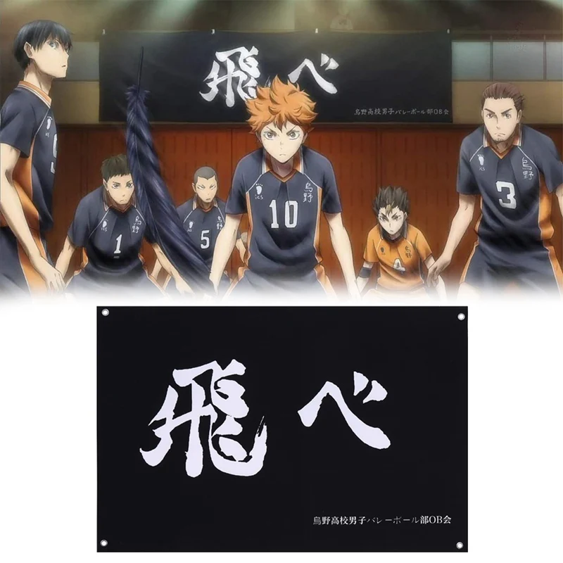 Размер M/L аниме флаг Haikyuu настенный гобелен чехол пляжное полотенце плед одеяло