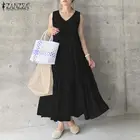 Платье женское длины миди с V-образным вырезом и полурукавами