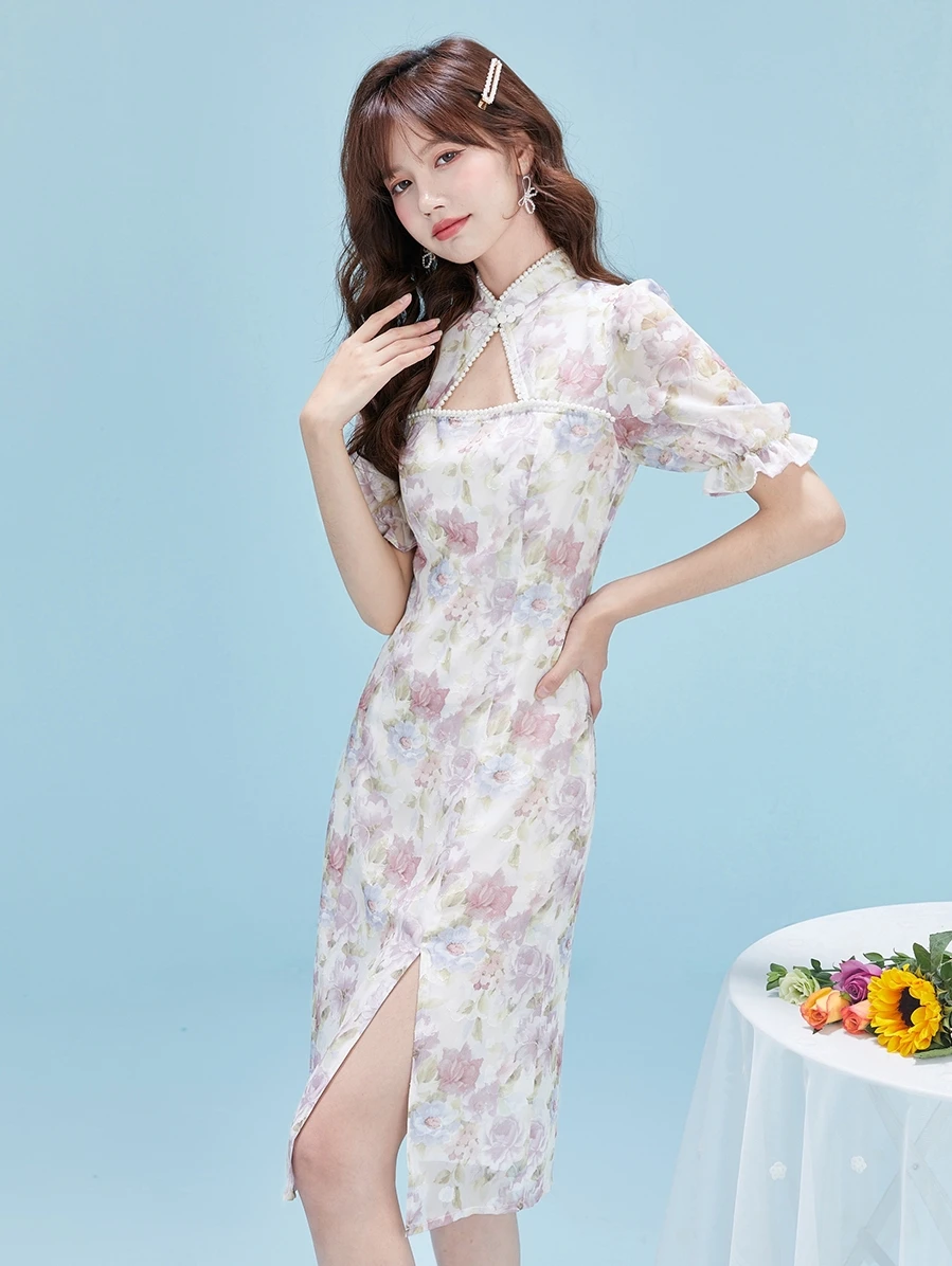 

sexy cheongsam dress elegant harajuku modern cheongsam chinese traditional dress hanfu women Quipao Mujer Cheongsams BG50CC
