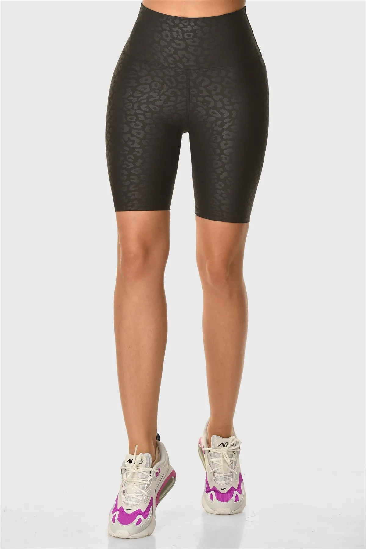 Superstacy Laptop Patterned Black Sport Leggings