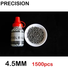 1500pcs 4.5mm paintball Steel Balls Hunting Slingshot carbon AMMO outdoor Professional Catapult Slingshot Hitting BBS