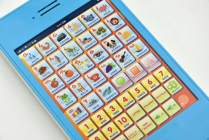 Обучающий стол на испанском языке многофункциональная настольная обучающая