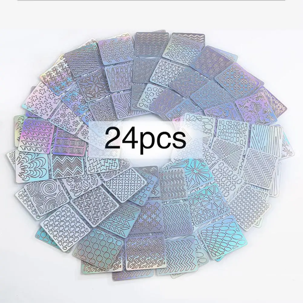 

6PCS/12PCS/24PCS Fashion Cool Nail Sticker Nail Beauty Nails Decal