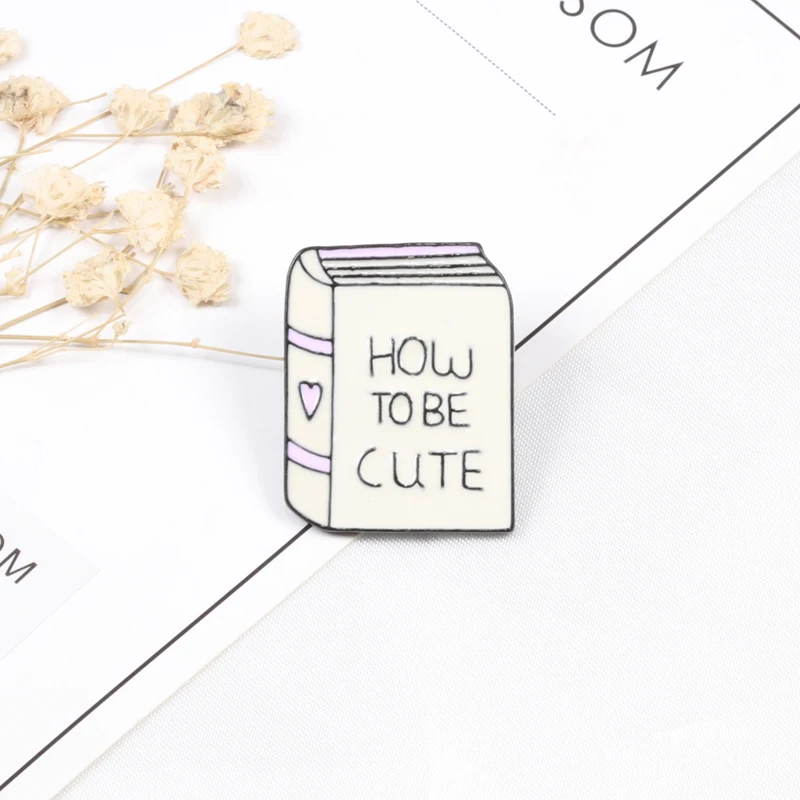 Рюкзак Книги камера мобильный телефон CD эмаль значки Pin розовая брошь с дизайном