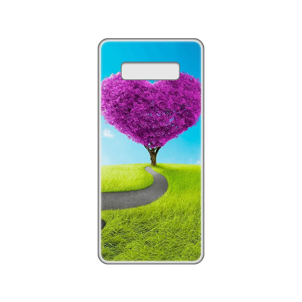 Прозрачный чехол для телефона Love call Lovers landscape Etui SamSung Galaxy S 7 8 9 10 11 20 a 20e 50 51 70 71 Plus Edge