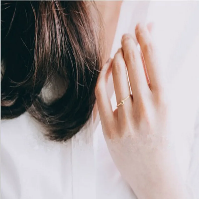 Модные кольца со звездами милые трехмерные с маленькой пентаграммой|star ring|fashion