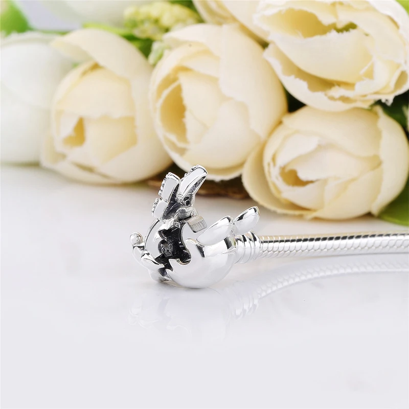 

Silver Color Cartoon Mickey Beads for Jewelry Making DIY Fit Original Pandora Charms Bracelet Women Jewelry Accessories Kid Gift