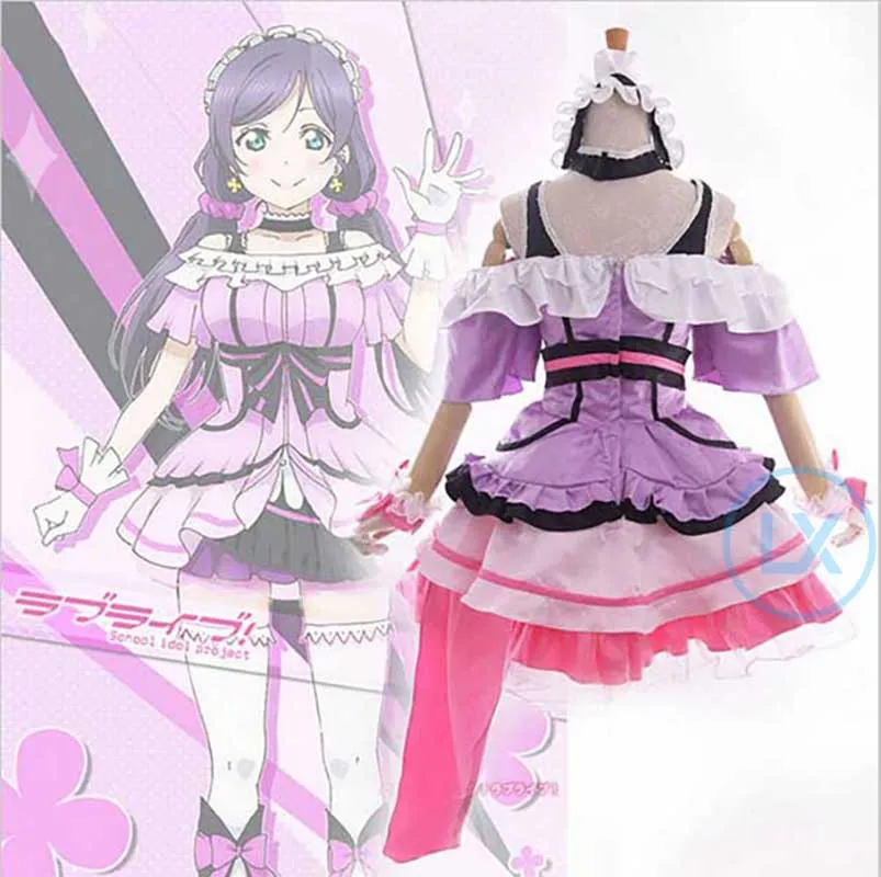 Аниме Love Live! Школьный идол проект ощущение Кира! Костюм для косплея Nozomi Tojo костюм