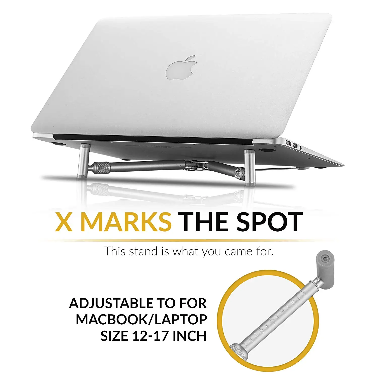 

Laptop Stand Adjustable Table Stand Aluminium Portable Base Laptop Foldable Notebook X-Stand For Macbook Cooler Stand