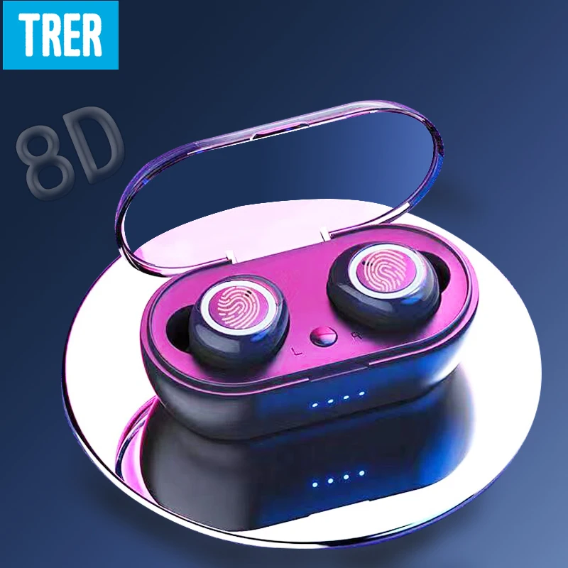 TRER Bluetooth наушники сенсорный Управление Водонепроницаемый Беспроводной