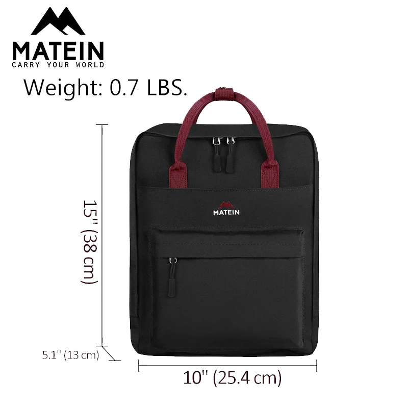 Женский и мужской рюкзак Matein легкий Водонепроницаемый на плечо для ноутбука 2019 |