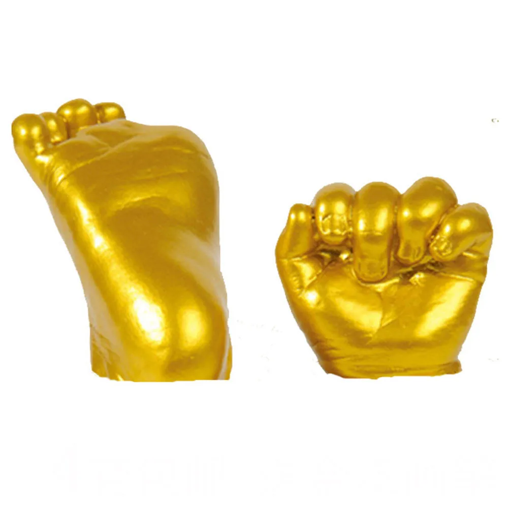 DIY прессформы для малыша на руках и ногах 3D штукатурка отпечаток след пресс-форм