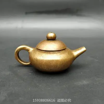 

Изысканный чайник из чистой меди, китайские украшения в стиле ретро