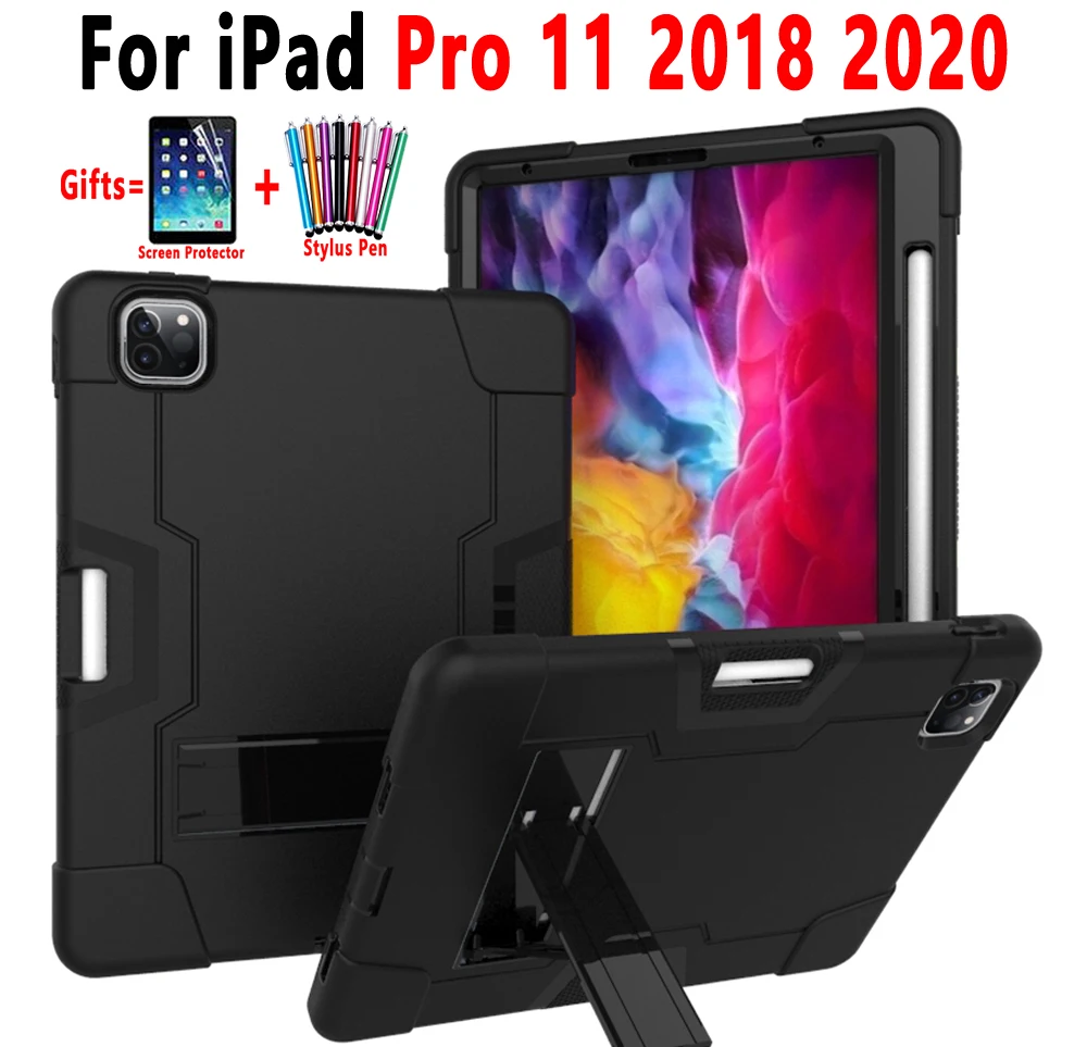 Чехол для Apple iPad Pro 11 2020 2-го поколения A2068 A2230 со слотом карандашей Противоударная