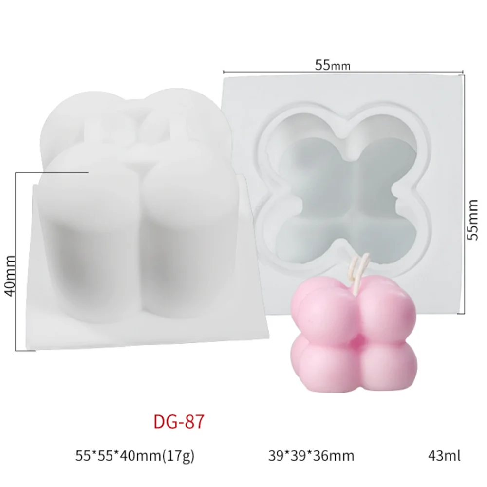 Силиконовая 3D форма для квадратного мыла соевого воска свечи украшение торта