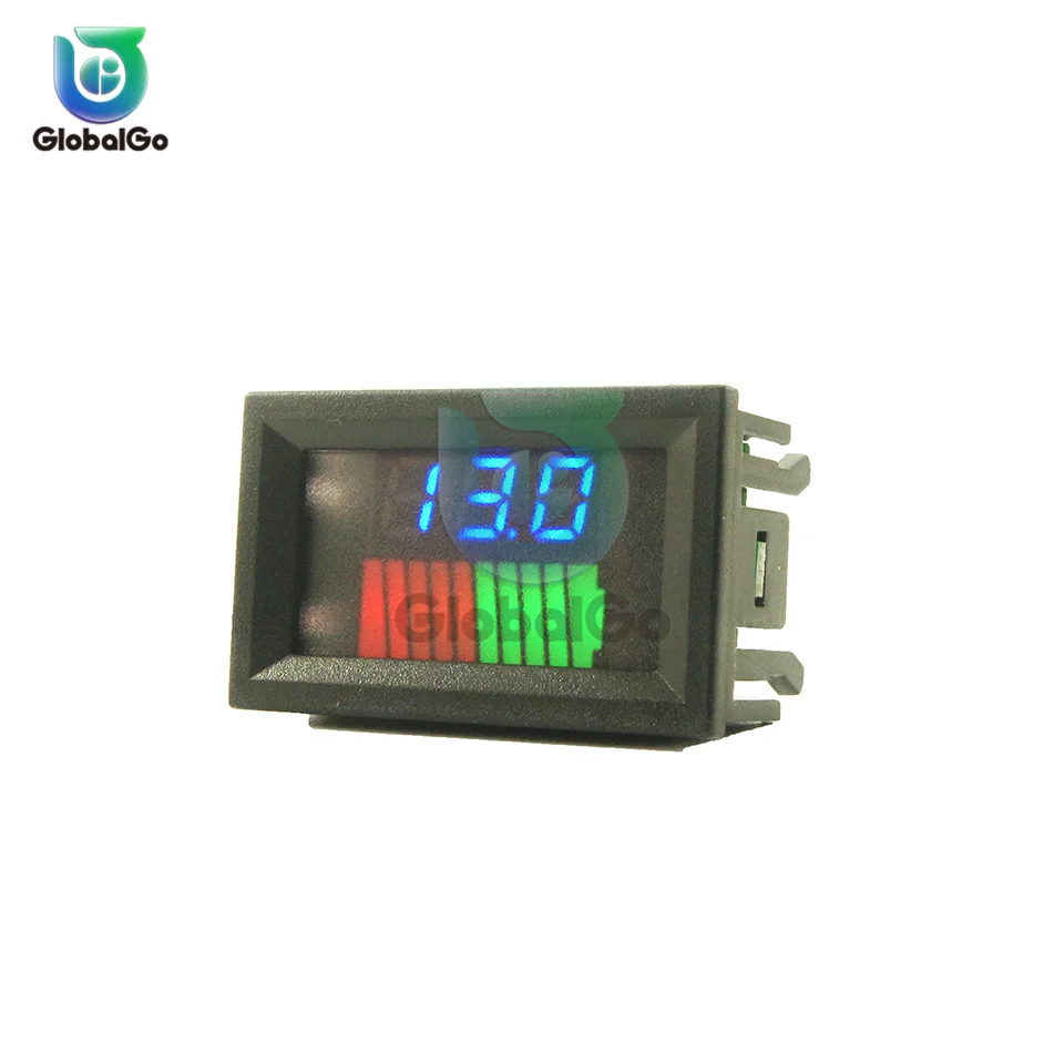 12V 24V 36V 48V 60V 72V Display Car Battery Charge Level Indicator Tester Lithium Capacity Meter LED | Инструменты