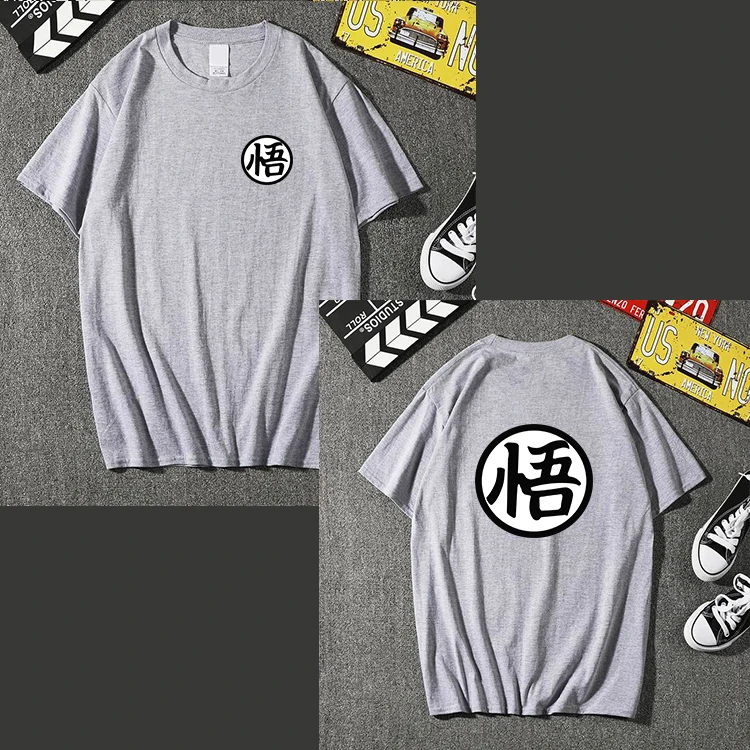 2020 мужская летняя новая футболка с принтом в стиле аниме хлопковая Удобная