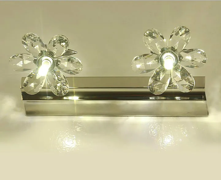 C Цветочные зеркальные фары светодиодная лампа для зеркала шкафа ванной комнаты