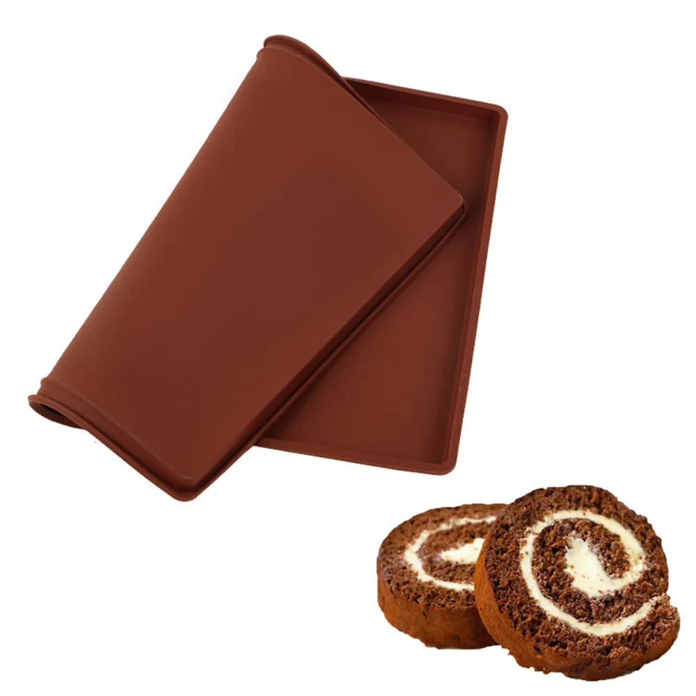 

Baking Mat Silicone Cake Roll Mat Baking Mat Functional Baking Macaron Baking Tools Cake Pad Swiss Roll Pad Kitchen Accessories