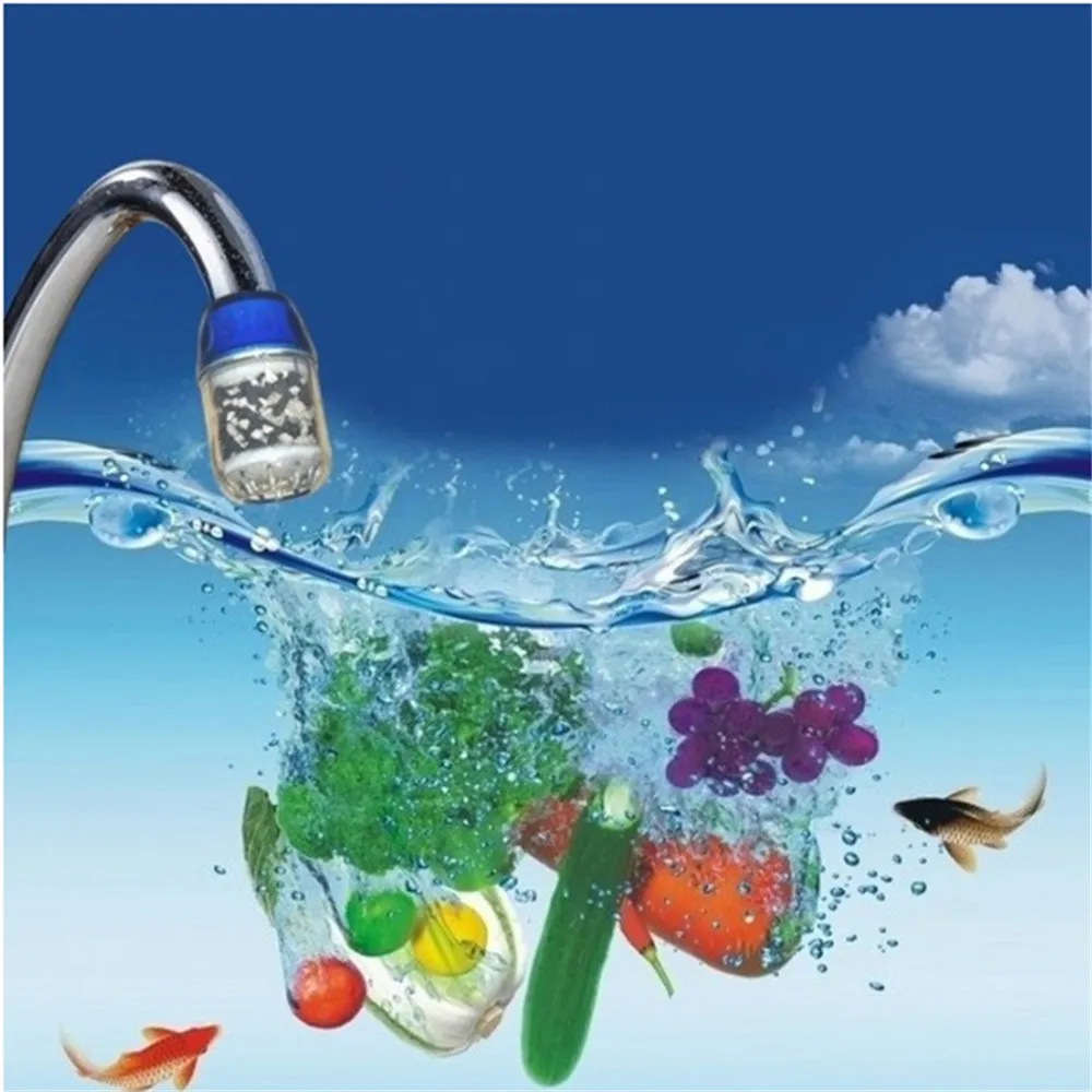 Смеситель для кухни насадка воды фильтр здоровый активированный уголь