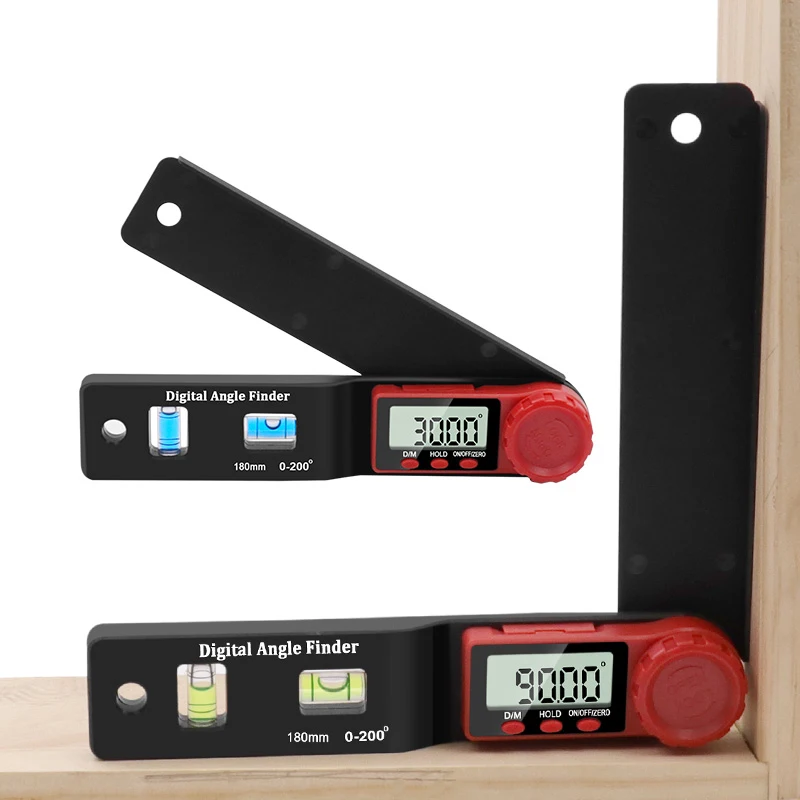 

Digital Protractor Angle Finder Inclinometer electronic Level 360 degree with without Magnets Level angle slope test Ruler