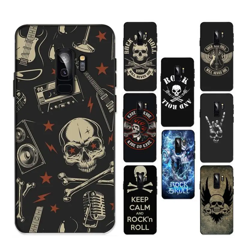 

Rock roll skull Phone Case For Samsung Galaxy S 20lite S21 S21ULTRA s20 s20plus S21plus 20UlTRA