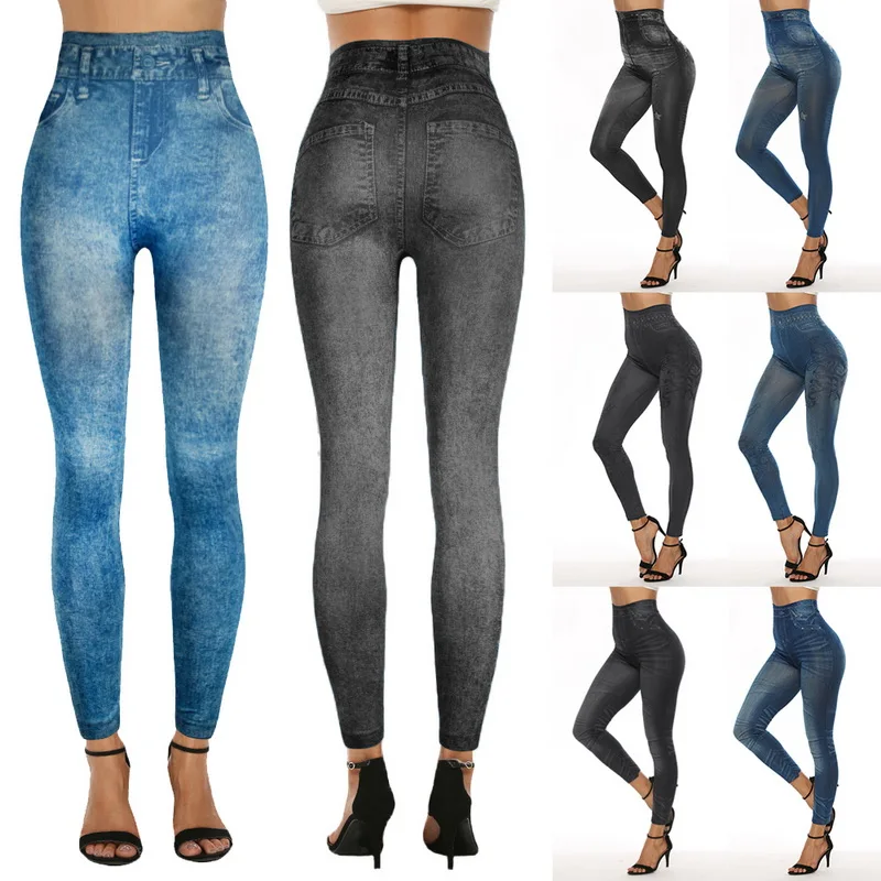 Женские Штаны Для Йоги бесшовные спортивные Леггинсы с высокой талией для