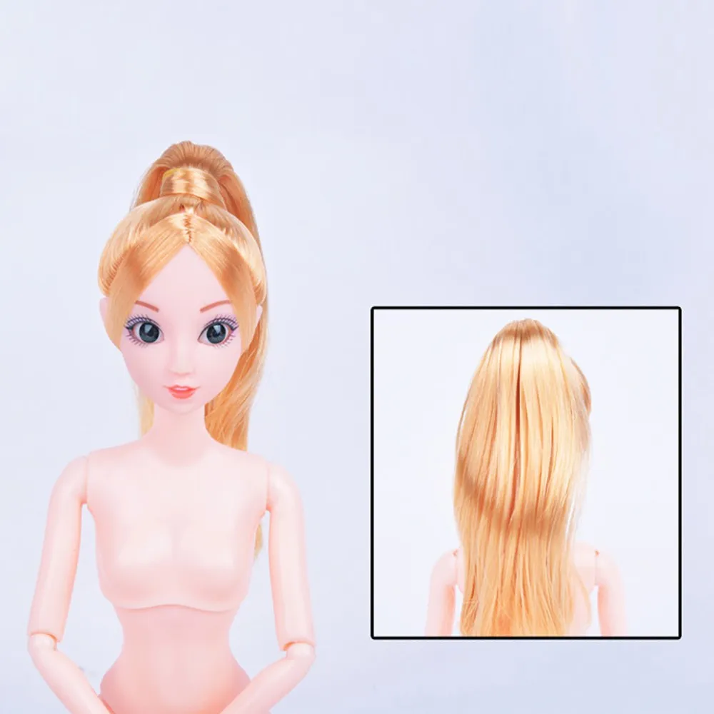 Новинка 30 см высота телесная кукла с головой 12 шарнирных движущихся голых тел DIY