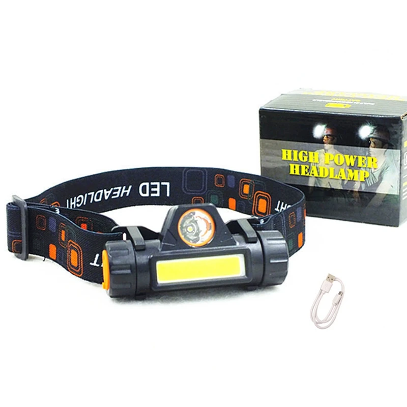 Портативный Мини светодиодный головной светильник лампа вспышка