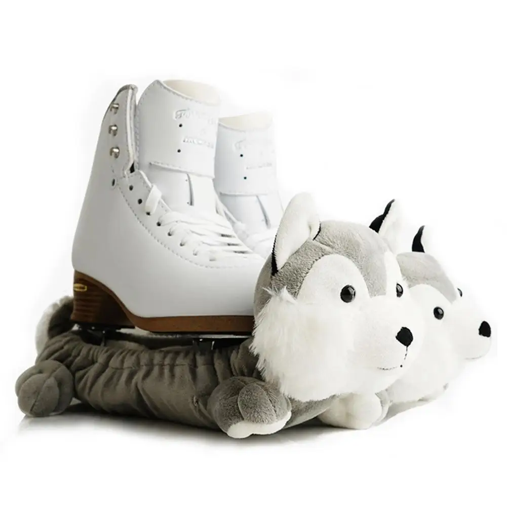 Чехлы для коньков Мультяшные животные плюшевые комплект роликов по фигурному