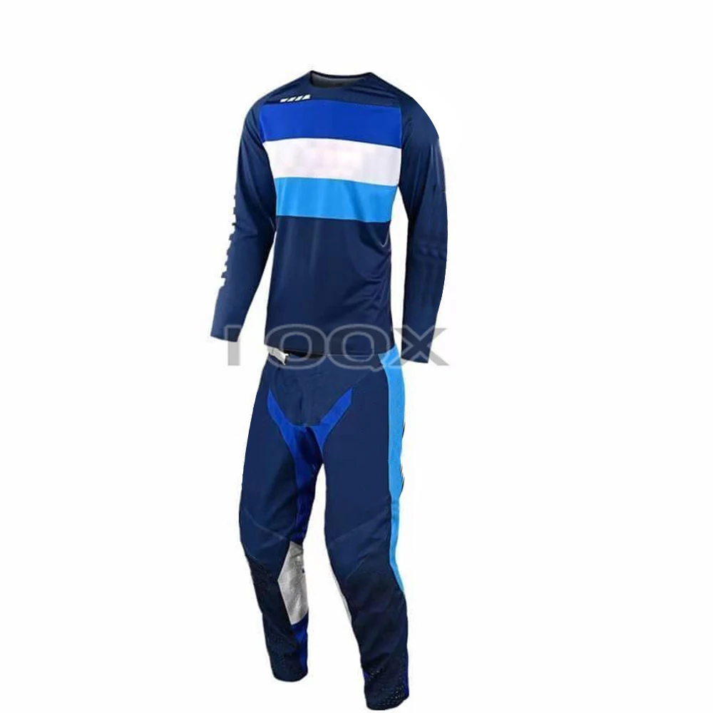

MX ATV SE Pro Suit For Yamaha L4 Jersey Pants Combo Navy Off Road Motorbike Kits Motorcyce MX Dirt Bike Motocross Gear Set