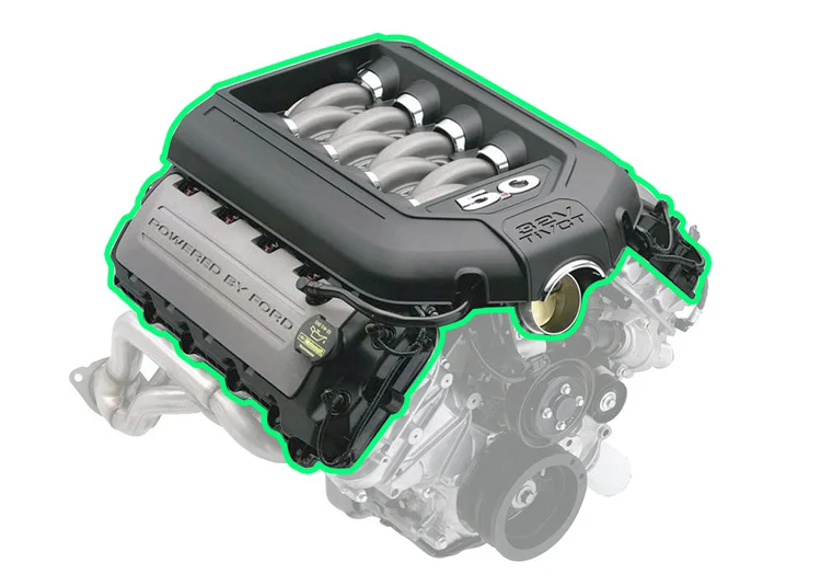 Имитация F11 V8 5,0 радиатор двигателя двойной вентилятор для 1/10 RC Гусеничный автомобиль TRX4 Defender Bronco AXIAL SCX10 RC4WD D90 D110