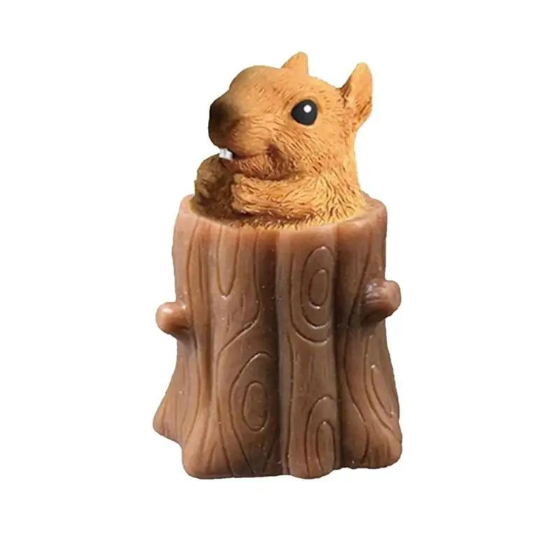 

Squirrel Decompression Toy Squirrel Cup Squeeze Funny Toys Gadgets Sensory Relief Fidget Stress Novelty Gift Toys M6V9