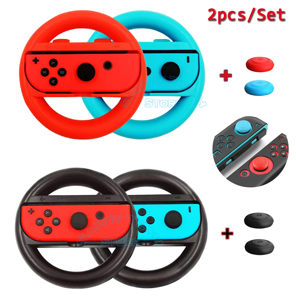 Ручки для Nintendo s Switch 2 шт. держатели гоночных рулевых колес контроллера Joy