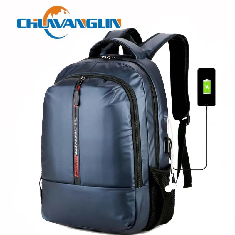 

Chuwanglin Fashion male backpacks outdoor travel backpack casual Charging school backpack for men bookbag mochila S8720