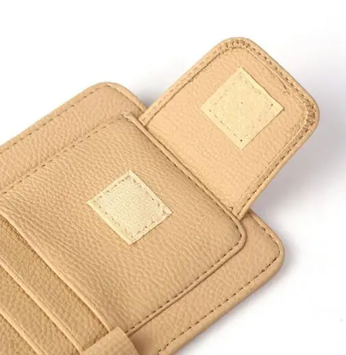 Автомобильный солнцезащитный козырек кожаный карманный органайзер с карманами