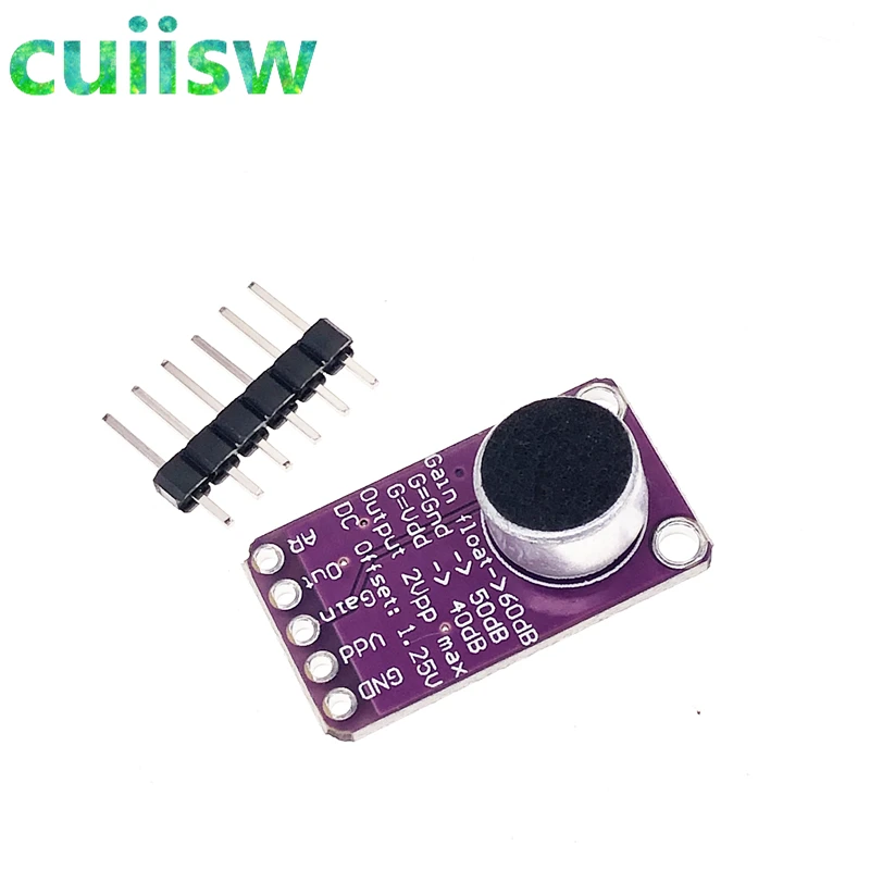 Микрофон MAX9814 усилитель с АРУ 10 шт. модуль платы автоматическим контролем