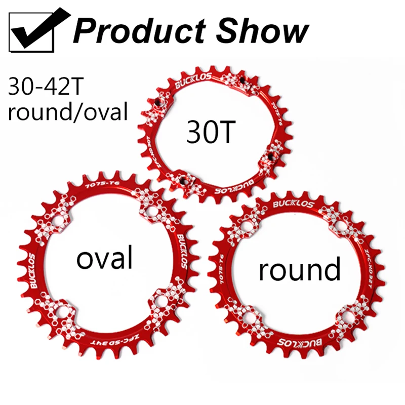 Комплект кривошипов BUCKLOS 104BCD для горного велосипеда алюминиевый сплав 170 мм