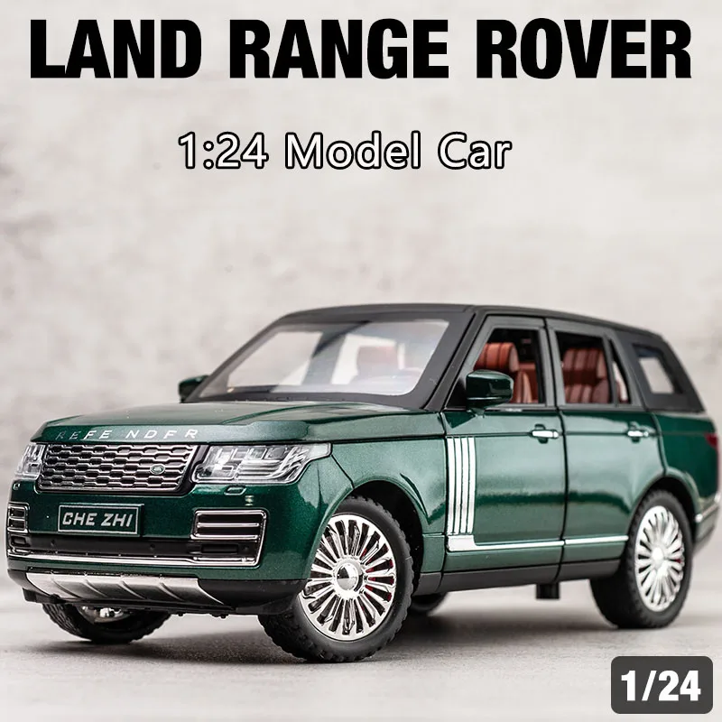 1:24 Land Rover Range Модель автомобиля Suv имитация звука светильник коллекция