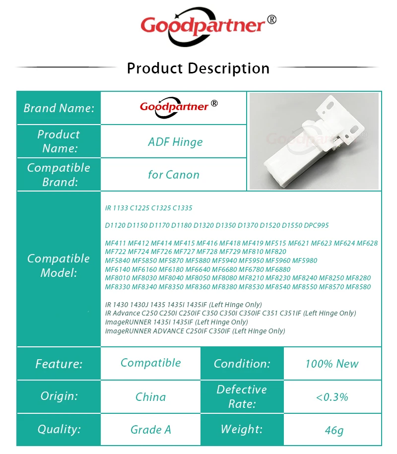1X FL3 2453 000 АДС петля для Canon MF 411 412 414 415 416 418 515 810 820 621 623 624 628 722 724 726 727 728 729 5840 5850